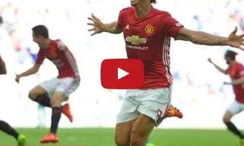 Zlatan Ibrahimovic chứng tỏ đẳng cấp trong trận M.U - Leicester City