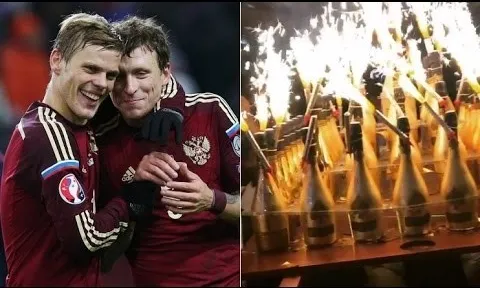 Hai cầu thủ Nga ăn chơi trác táng sau thất bại ở EURO 2016