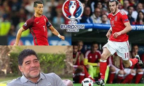 Maradona “dìm hàng” Ronaldo, tâng bốc Gareth Bale
