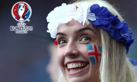 CĐV xinh đẹp của ĐT Iceland khoe sắc lần cuối tại EURO 2016
