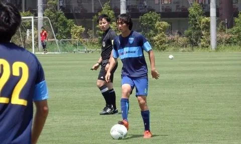 Tuấn Anh ra sân ở trận đấu tập với CLB J.League 2
