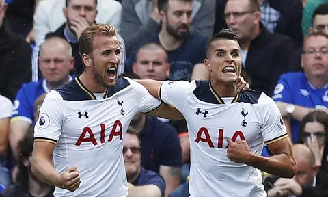 Barkley sút phạt thành bàn, Lamela giúp Tottenham thoát thảm họa ra quân