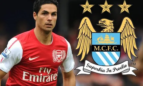 Mikel Arteta về Man City, làm phó tướng Pep Guardiola