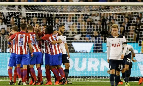 Godin ghi bàn duy nhất giúp Atletico đả bại đội hình trẻ Tottenham