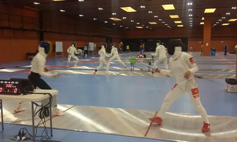 Thi đấu kiên cường, kiếm thủ Như Hoa vẫn thua á quân nước Pháp