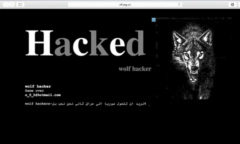 Trang chủ VFF bị hacker tấn công