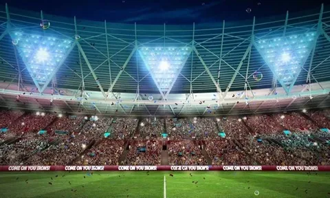 Sân nhà tuyệt đẹp của West Ham mùa giải mới