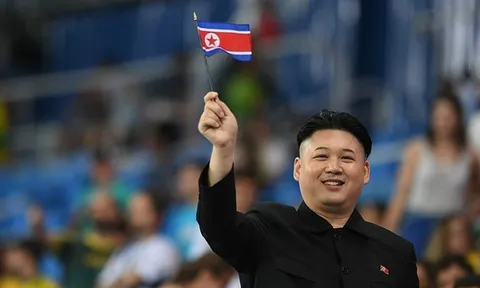 Cổ động viên Olympic gây chú ý vì giống ông Kim Jong Un