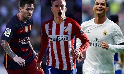 Griezmann muốn đạt đến đẳng cấp của Ronaldo và Messi