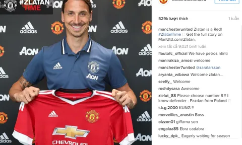 Ibrahimovic bất ngờ lập thêm kỷ lục tại M.U