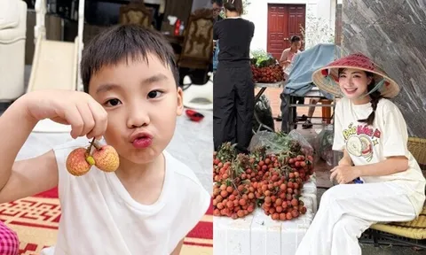 Sao Việt 24h: Hòa Minzy khoe con trai làm "mẫu nhí" bán vải cho bà, Tùng Dương "đặt gạch" số lượng khủng đòi freeship