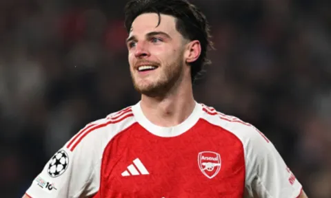 Declan Rice mô tả sự hỗn loạn ngọt ngào của Arsenal sau chiến thắng