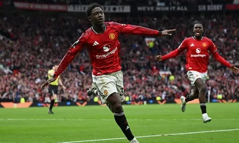 Mainoo tranh giải hay nhất tuần sau khi giúp MU thắng Liverpool