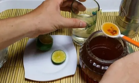 Cách pha nước chanh thải độc, hút cạn mỡ bụng