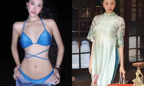 Mới sinh con chưa lâu, tiểu thư Hà Nội đã khoe dáng với bikini, hé lộ số đo 3 vòng vạn người mê