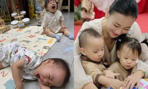 Sao Việt 24h: Phương Oanh "than trời" vì cặp sinh đôi bước vào tuổi khủng hoảng, mẹ vừa "thủng lỗ tai" vừa không nhịn được cười