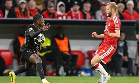 Vì sao Nuno Mendes thoát thẻ đỏ ở trận bán kết với Bayern?