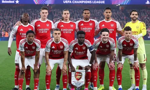Đội hình Arsenal 2026/27 xoay quanh Declan Rice