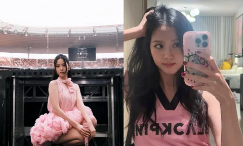 Jisoo và “công thức” diện đồ màu hồng vừa ngọt ngào vừa sang trọng ở tuổi 30