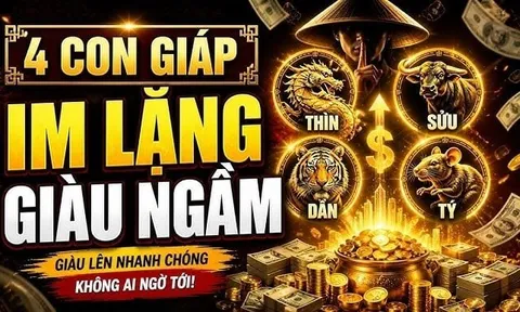 Tẩm ngẩm tầm ngầm mà thành đại gia, 4 con giáp cứ im lặng lại giàu