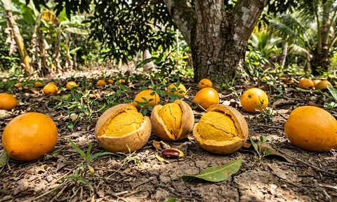 Từng rụng đầy gốc không ai nhặt, loại quả quê này nay “lên đời” thành hàng xuất khẩu giá gần 2 triệu/kg