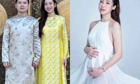 Hai lần mang thai kín như bưng của HH Đỗ Mỹ Linh với con trai bầu Hiển: Từ bí mật sinh con đến khoảnh khắc lộ bụng bầu lần 2