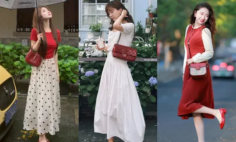 Giày ballet đỏ: điểm nhấn nhỏ nhưng đủ làm thay đổi cả outfit