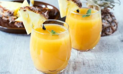 2 khung giờ vàng uống nước ép dứa giảm cân cấp tốc, không hại dạ dày