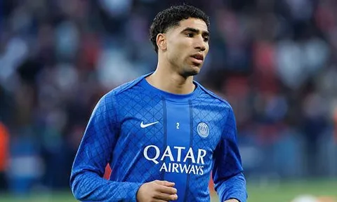 Hakimi kịp bình phục cho trận chung kết với Arsenal