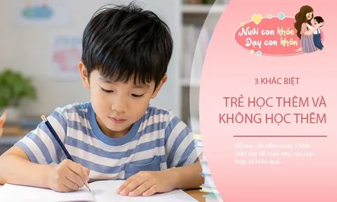 Trẻ đi học thêm và không đi học thêm có sự khác nhau ra sao? Bố mẹ biết sớm, tương lai con rộng mở