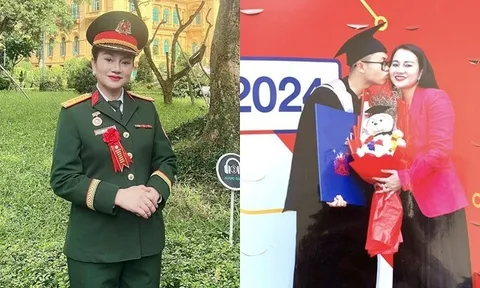 Cô thợ may thành Chỉ huy mang quân hàm Thượng tá, NSND, kết hôn cùng ông xã là cấp trên