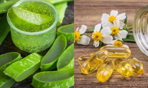Chỉ 20 phút với vitamin E và nha đam, làn da khô ráp trở nên mềm mịn và căng hơn thấy rõ