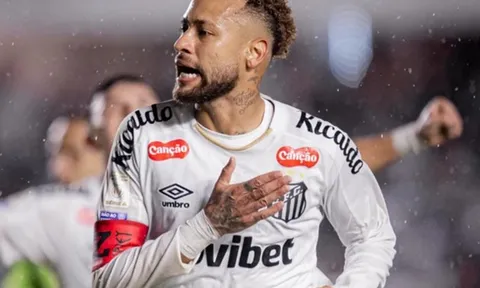 Neymar ghi bàn, Santos đánh bại Bragantino 2-0