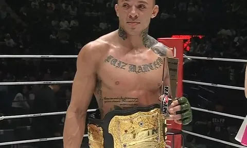 Vỡ òa cảm xúc tại Rizin 53: Luiz Gustavo hạ đo ván Ilhom Nazimov, lên ngôi vô địch hạng nhẹ sau 8 năm chờ đợi