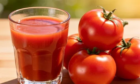 Cách uống nước ép cà chua vừa giảm cân nhanh vừa trắng da