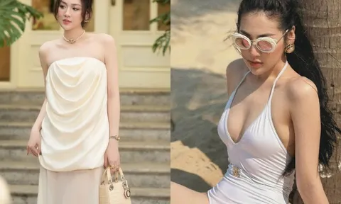 Á hậu Việt Nam sinh 2 con được khen "đẻ khéo", 8 năm kết hôn chồng "cưng như trứng", ở biệt thự 250 tỷ 