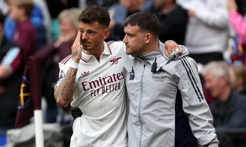 Arsenal nhận tin dữ khi Ben White dính chấn thương nghỉ hết mùa