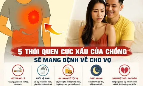 5 thói quen cực xấu của chồng sẽ mang bệnh về cho vợ