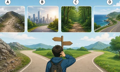 Quiz: Bạn có đang đi đúng đường? Hãy chọn một con đường khiến bạn muốn bước tiếp nhất