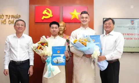 Khoa Ngo và Patrik Lê Giang nhận quốc tịch Việt Nam