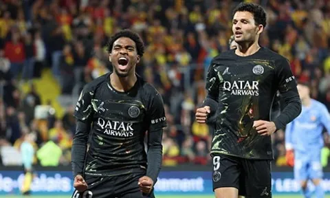 Thắng Lens, PSG lên ngôi Ligue 1 thuyết phục ngay tại chảo lửa Bollaert