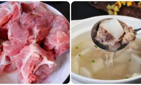 Cách hầm canh xương ngọt lim trong veo không bị cặn đục