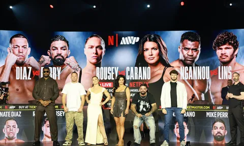 Lộ diện dàn nhân sự truyền hình siêu khủng cho sự kiện Rousey vs. Carano: Có mặt Jon Jones và Cain Velasquez