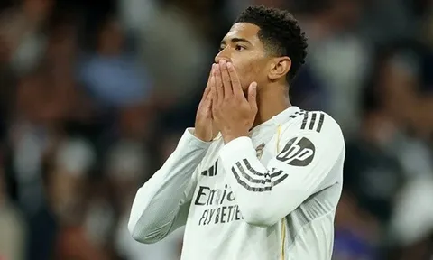 Jude Bellingham giải cơn khát bàn thắng giữa tâm bão Bernabeu