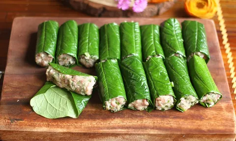 Cách làm chả lá lốt ngon xanh mướt 10 cái như 1 đều tăm tắp