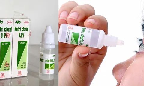 Điều gì xảy ra nếu dùng phải nước muối nhỏ mắt Natri clorid 0,9% không đạt độ trong?