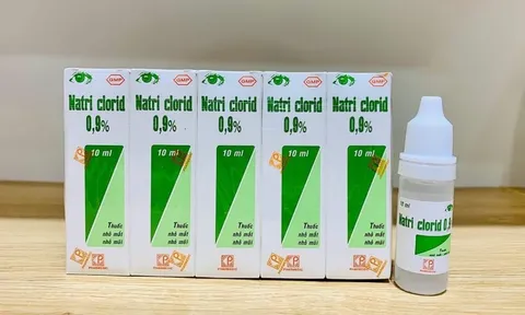 Nóng: Thu hồi lô thuốc nhỏ mắt Natri clorid 0,9%, nguy hiểm thế nào?