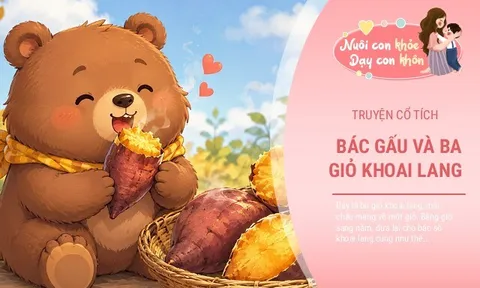 Truyện cổ tích: Ba giỏ khoai lang