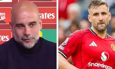 Pep bất ngờ gọi Luke Shaw là "cầu thủ yêu thích " sau chung kết FA Youth Cup