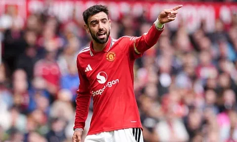 Bruno Fernandes xúc động khi cán mốc 20 kiến tạo